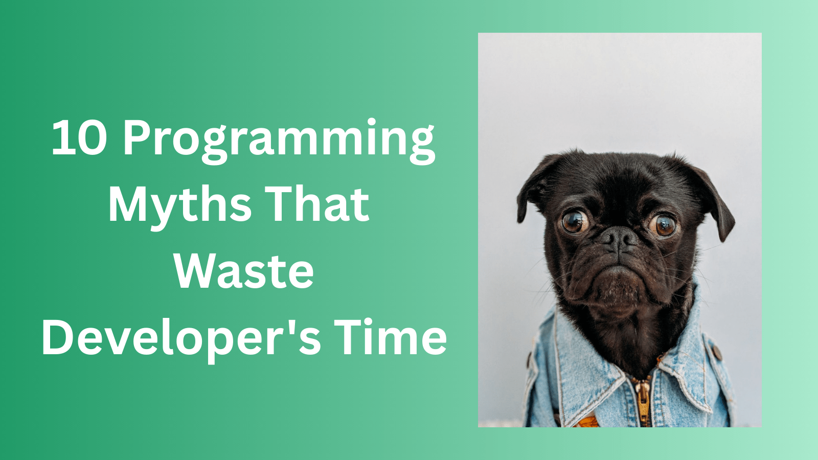 10 Programming Myths That Waste Developer's Time 10 Programming Myths That Waste Developer's Time