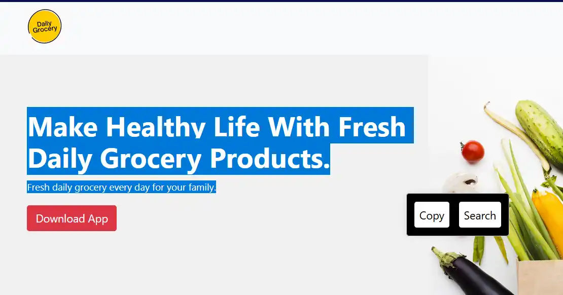 Select Copy and Search Web Extension