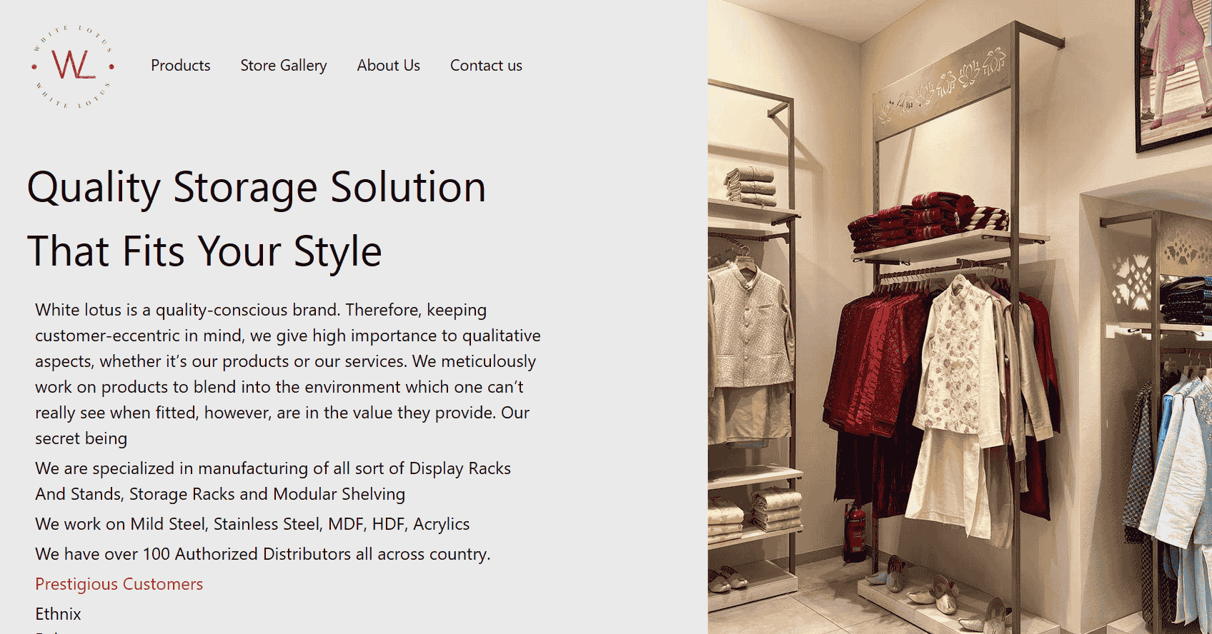 White Lotus - Tailored Storage Solutions for Every Need