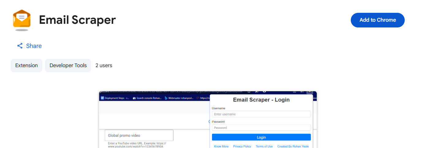 Firefox Email Scraper