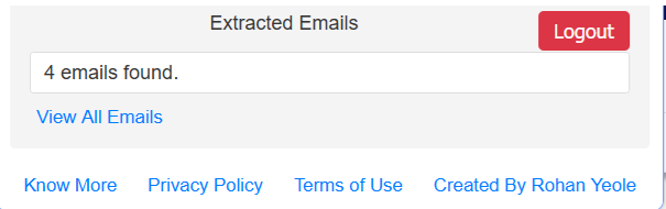 Found Emails