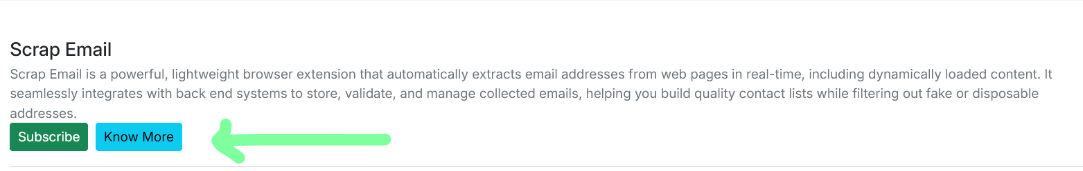 Email Scrap Subscribe